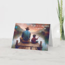 Suche nach vater und sohn karten Aquarell