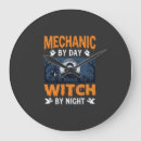 Suche nach halloween hexe wanduhren Kürbisdesigns