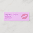 Recherche de rouge lèvres rose cartes visite Embrasser