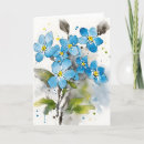 Recherche de myosotis vœux cartes Élégant
