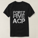 Recherche de 45 acp tshirts Pistolet
