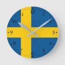 Recherche de drapeau de la suède horloges Suédois