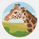 Recherche de tache animale de girafe autocollants Animaux