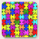 Recherche de puzzles dessous de verres Coloré