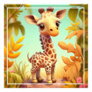 Recherche de girafe adorable posters Bébé