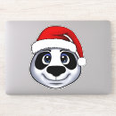 Recherche de panda noël autocollants Mignon