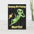 Recherche de alien vœux cartes Martien