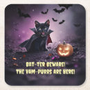 Recherche de chat halloween dessous de verres Mignon