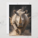 Recherche de rhinocéros invitations Animal