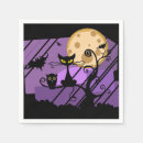 Recherche de hibou noir serviettes Halloween