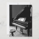 Recherche de instrument musique vœux cartes Noir et blanc