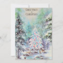 Recherche de arbre vert vœux cartes Bois