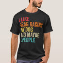 Recherche de drag racing tshirts Rétro