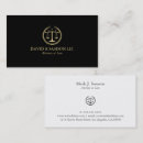 Recherche de justice cartes visite Élégant