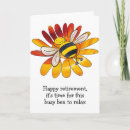Recherche de abeille heureuse cartes postales Mignonne