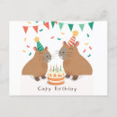 Recherche de capybara vœux cartes Fête