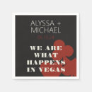 Recherche de las vegas serviettes Rouge et noir