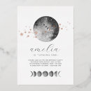 Recherche de lune et étoiles invitations Pour enfants