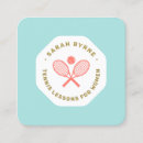 Suche nach tennistrainer visitenkarten Tennisunterricht