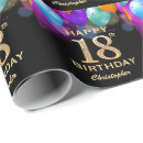 Recherche de 18 ans papier cadeau Fête d'anniversaire