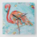 Suche nach rosa flamingos wanduhren Tiere