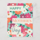 Suche nach blumen im frühling postkarten Mother