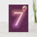 Recherche de 7ème anniversaire cartes Célébration