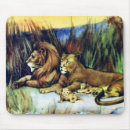 Suche nach vintager löwe mousepads Tiere