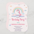 Recherche de licornes kawaii invitations Violet