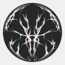 Recherche de tatouage de crâne autocollants Noir