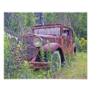 Recherche de voiture abandonnée posters Rétro