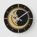 Recherche de croissant lune horloges Homme dans la lune