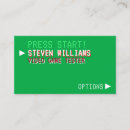 Suche nach videospiel visitenkarten Retro