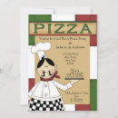 Recherche de pizza chef invitations Nourriture