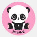 Recherche de baby shower de panda autocollants Mignon