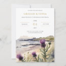 Recherche de chardons invitations Aquarelle