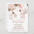 Recherche de cage oiseaux vintage invitations Floral