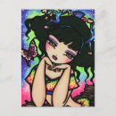 Recherche de fée papillon cartes postales Fleurs