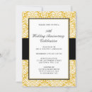 Suche nach damast hochzeitstag einladungen Gold