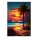 Suche nach palmen strand poster Sonnenuntergang