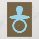 Recherche de tétine invitations Bleu