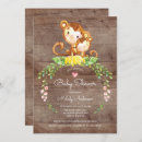 Recherche de monkey baby shower invitations Safari