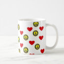 Recherche de flower power tasses Paix