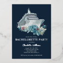 Recherche de cruise party invitations Bleu marine