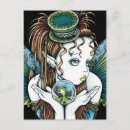 Recherche de boule de cristal cartes postales Fée