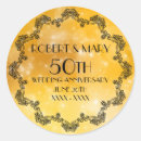 Suche nach goldener hochzeitstag aufkleber 50th anniversary