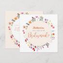 Recherche de bridesmaids bridal shower invitations Élégant