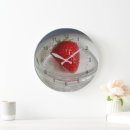 Suche nach blaues glas wanduhren Rot
