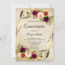 Suche nach floral wreath einladungen Quinceanera