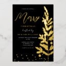 Recherche de gold foil noël invitations Métallisé